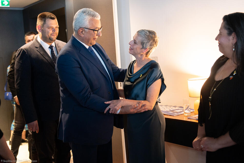 Mandić i ambasadorka Bar-Ilan, Foto: Skupština/I.Šljivančanin