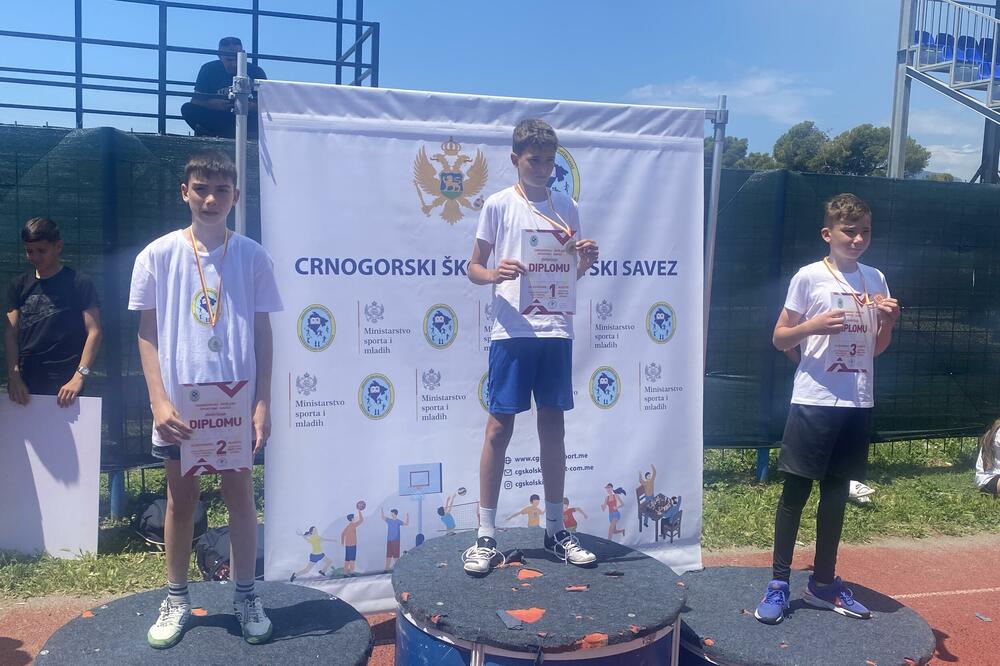 Najbolji u skoku uvis, Foto: Crnogorski školski sport