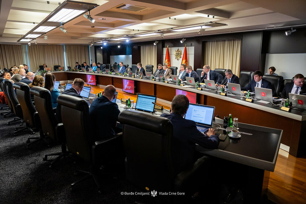 Sa današnje sjednice Vlade, Foto: Đorđe Cmiljanić Vlada Crne Gore
