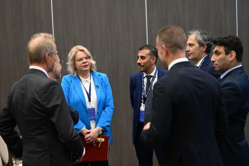 Vukićević na panel-diskusiji u organizaciji Evropske banke za obnovu i razvoj (EBRD) i Transportne zajednice, Foto: Ministarstvo saobraćaja