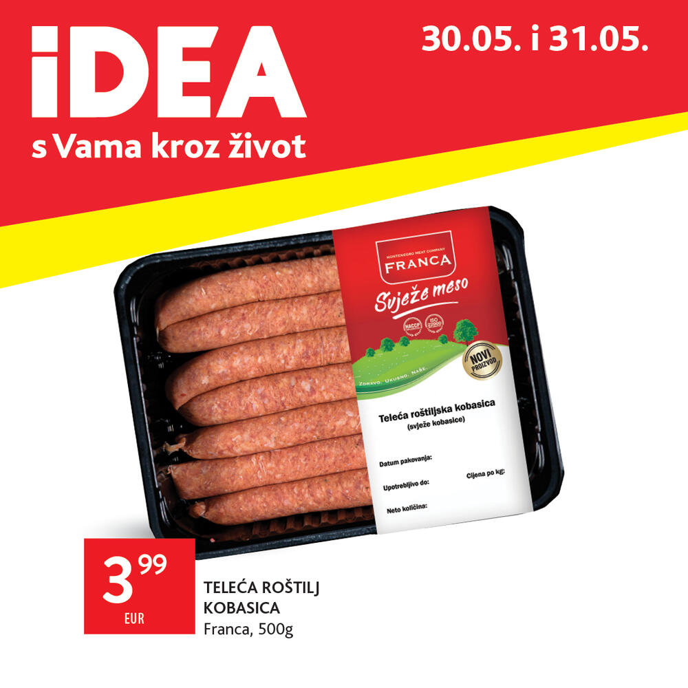 <p>U IDEA prodavnicama vas i ove nedjelje očekuje pažljivo osmišljena akcija koja donosi odlične popuste za pametnu kupovinu.</p>