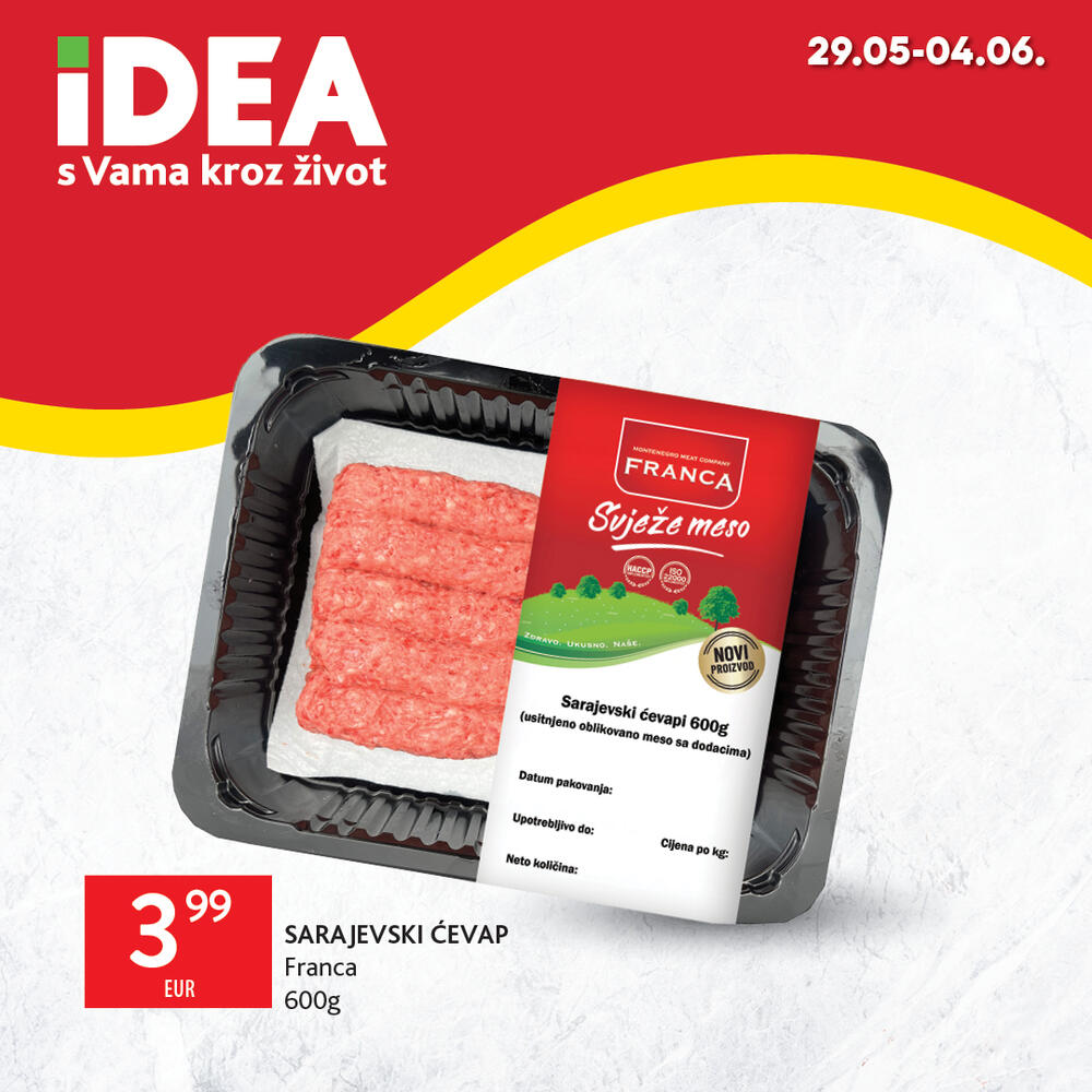 <p>U IDEA prodavnicama vas i ove nedjelje očekuje pažljivo osmišljena akcija koja donosi odlične popuste za pametnu kupovinu.</p>