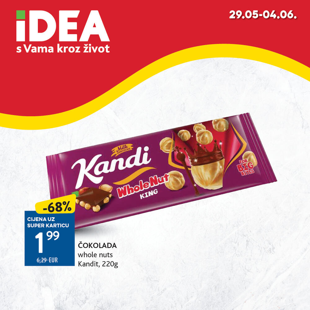 <p>U IDEA prodavnicama vas i ove nedjelje očekuje pažljivo osmišljena akcija koja donosi odlične popuste za pametnu kupovinu.</p>