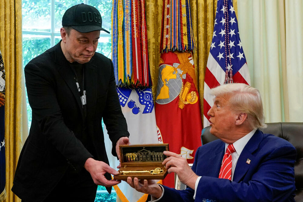 Mask i Tramp, Foto: REUTERS