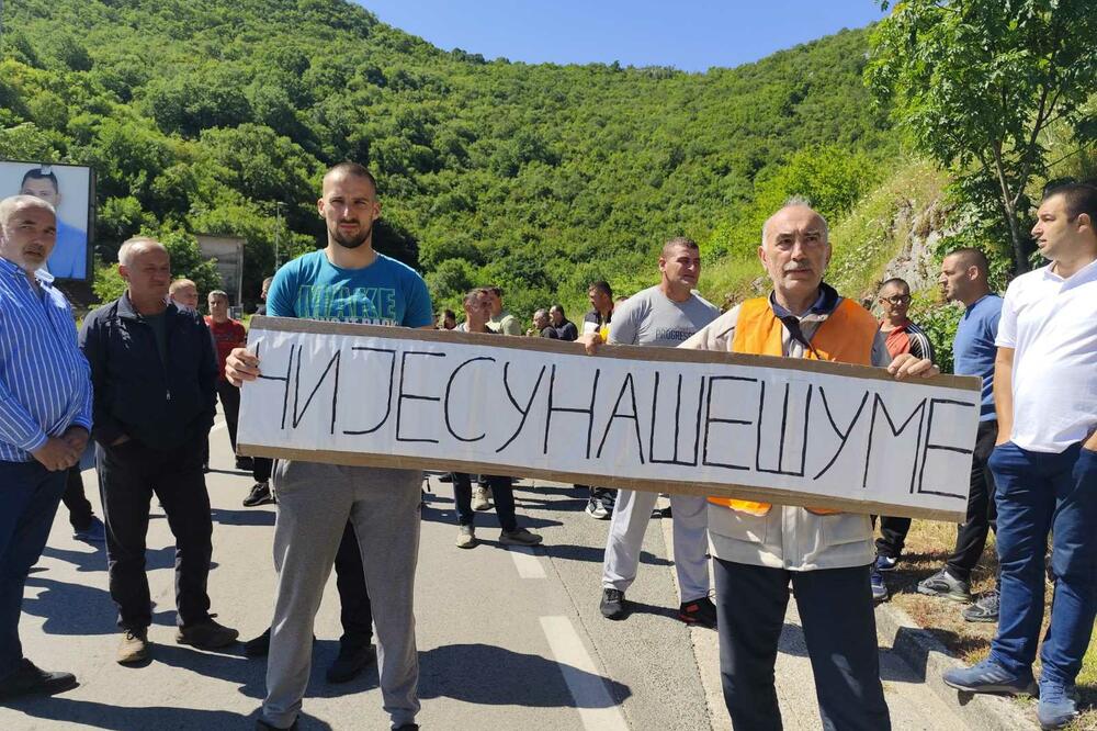 Sa protesta, Foto: Svetlana Mandić