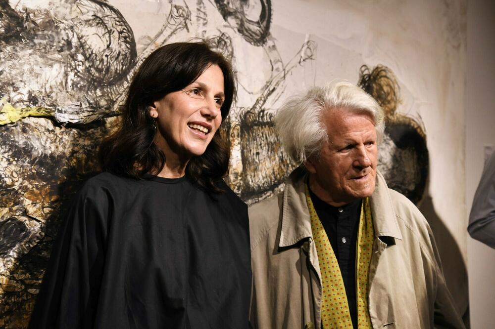 Begić na otvaranju izložbe u Galeriji MSUCG, Foto: Msucg