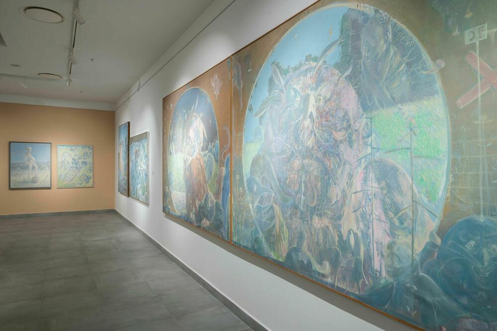 Sa izložbe u CANU, Foto: Lazar Pejović