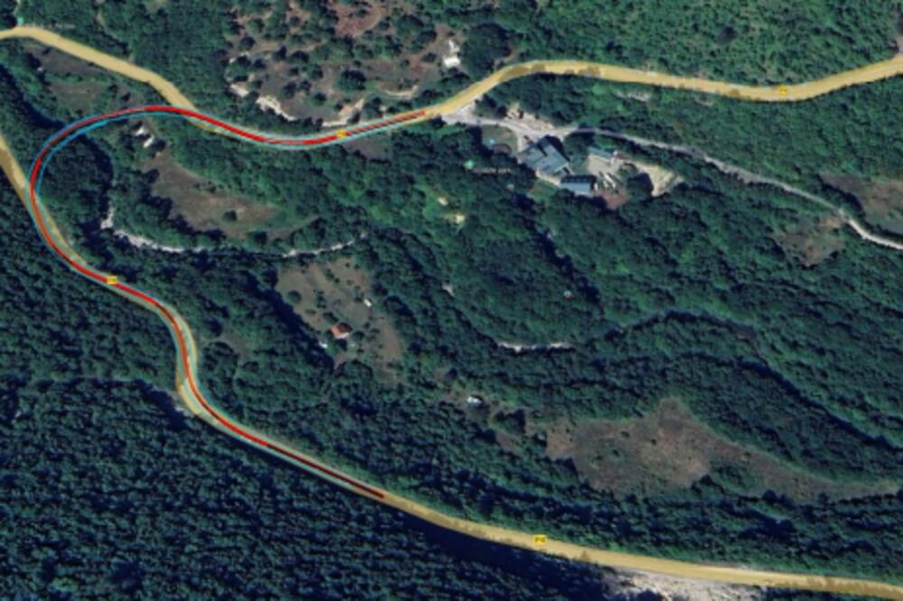 Gradnja mosta u periodu kada rijeka presuši: Planirana lokacija, Foto: Uprava za saobraćaj