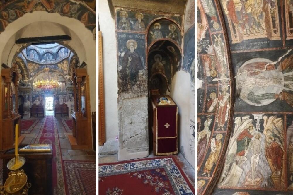 Neophodne hitne mjere: Freske u lošem stanju, Foto: Studiji zaštite kulturne baštine