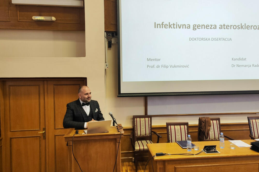 Radojević nedavno odbranio doktorsku disertaciju, Foto: Univerzitet Crne Gore