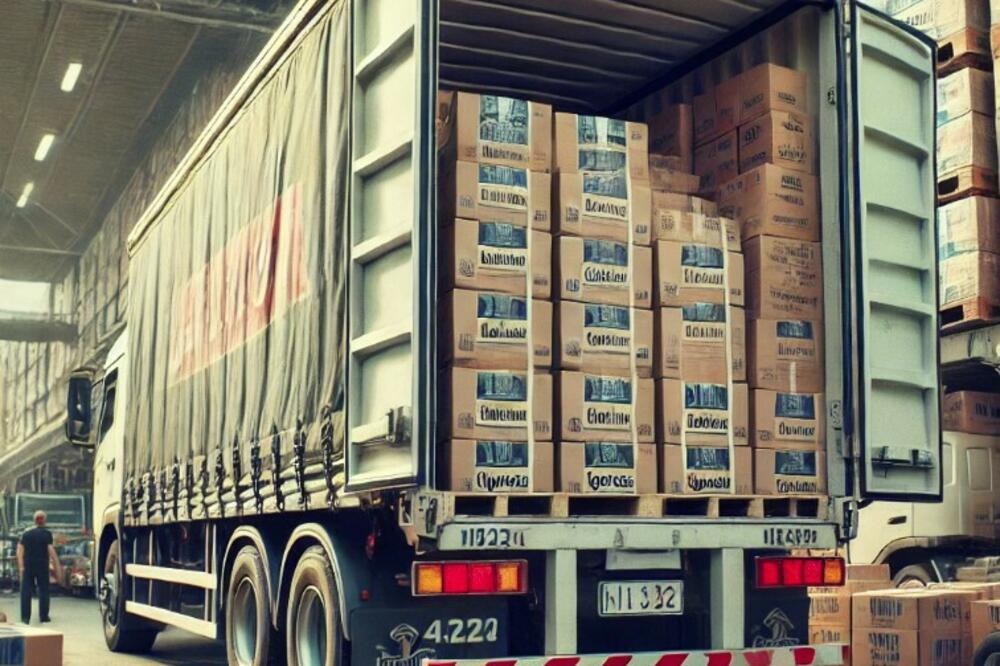 Kamion oduzet (ilustracija), Foto: Ilustracija napravljena uz pomoć vještačke inteligencije