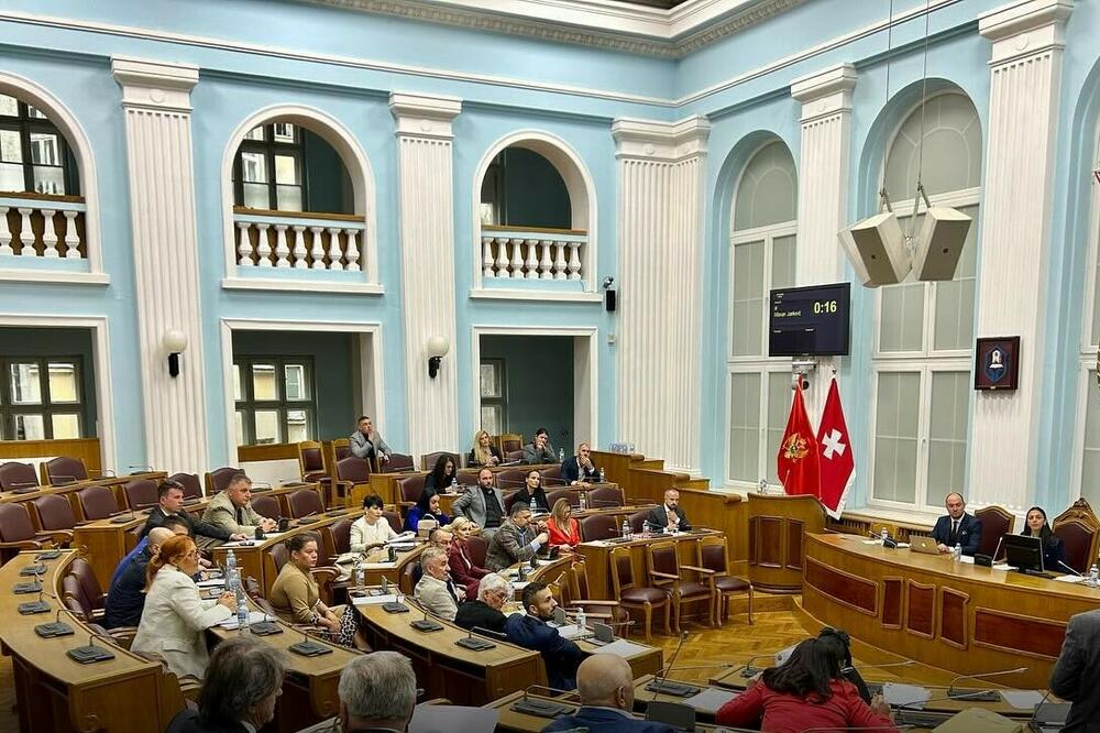 Ostavke zbog “narušene bezbjednosne situacije” na Cetinju: S jedne od sjednica Skupštine Prijestonice, Foto: Prijestonica Cetinje Fejsbuk
