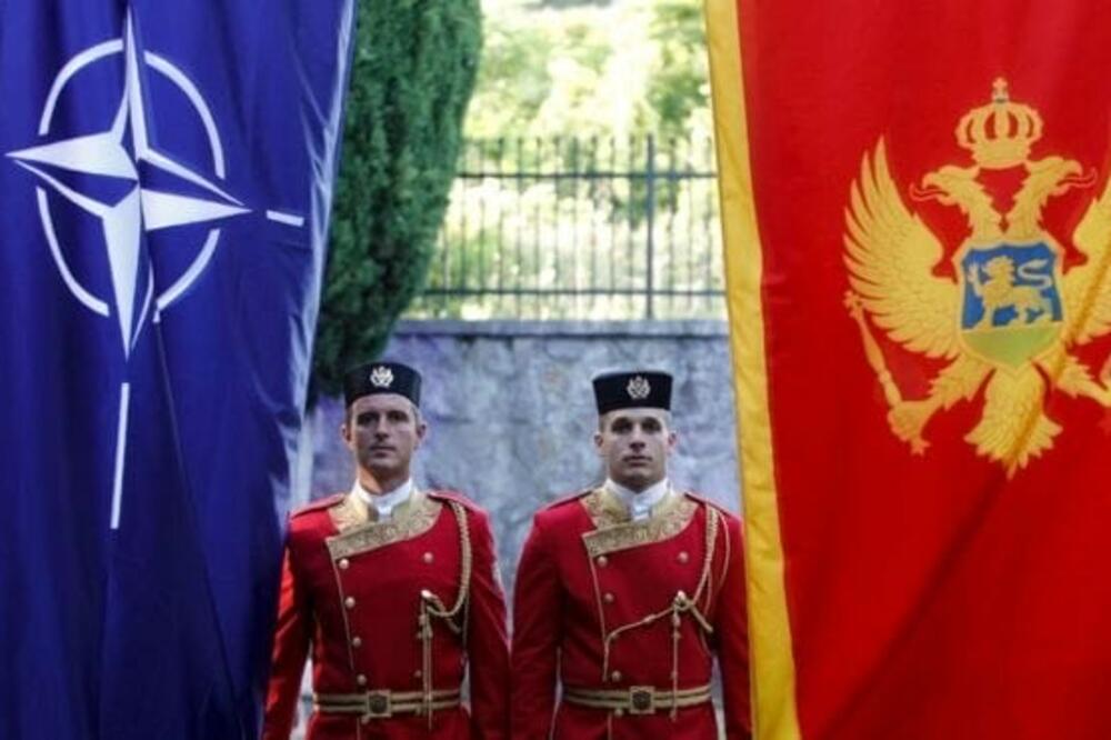 Zastave NATO-a i Crne Gore (Ilustracija), Foto: Ministarstvo odbrane
