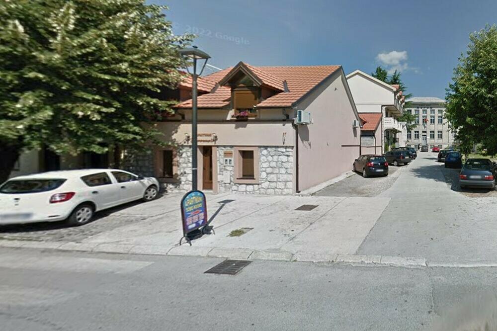 Ulica Ivan Begova na Cetinju gdje je nevladino prihvatilište, Foto: Google maps