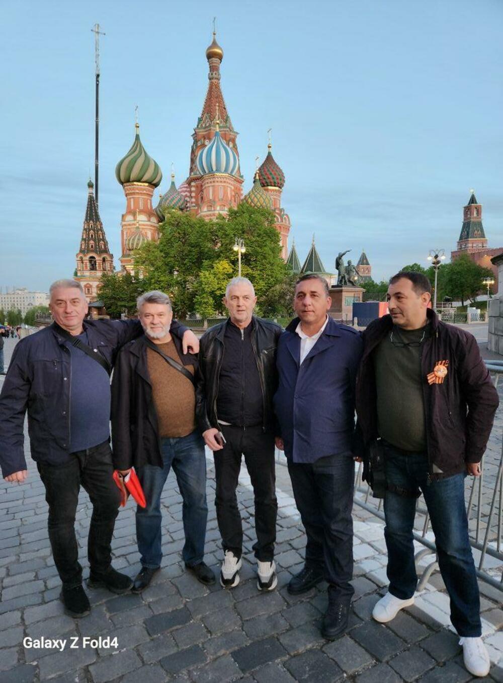 Predstavnici Saveza srpskih i donskih Kozaka „Sobrat“, Neđeljko Neno Grandov i Zdravko Nišavić