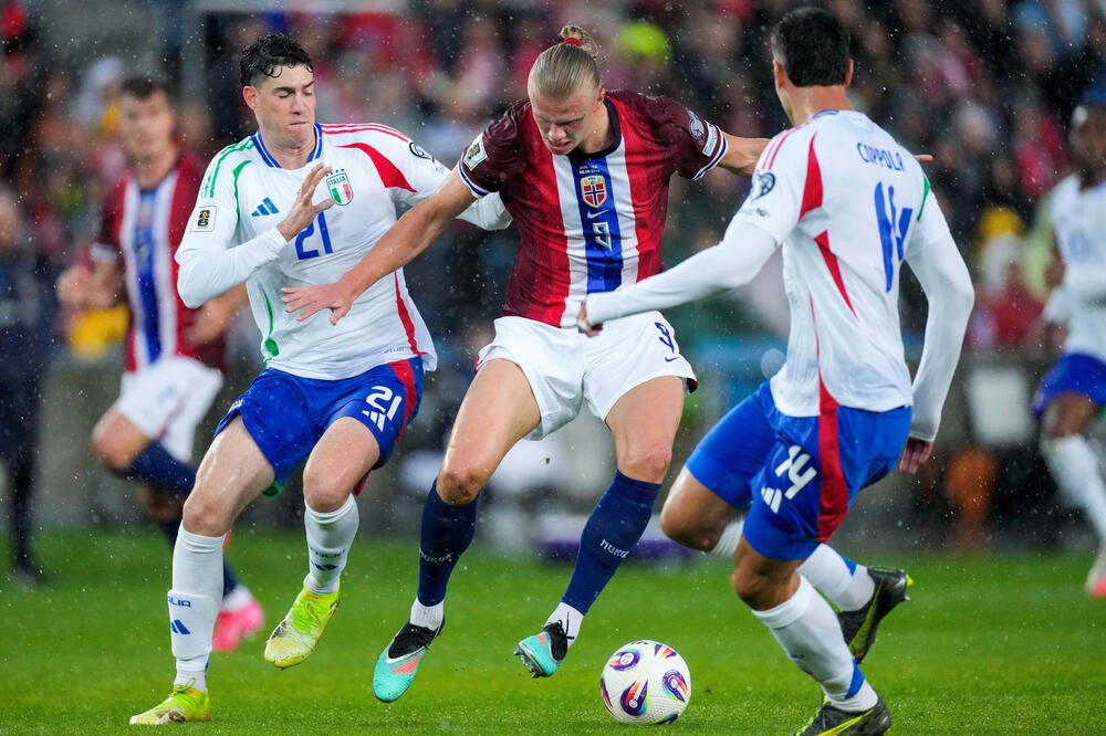 Haland na meču protiv Italije, Foto: Reuters