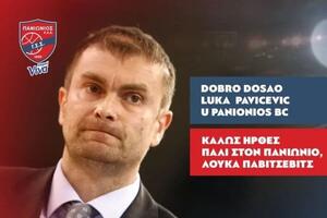 Luka Pavićević se nakon 18 godina vratio na klupu Panioniosa