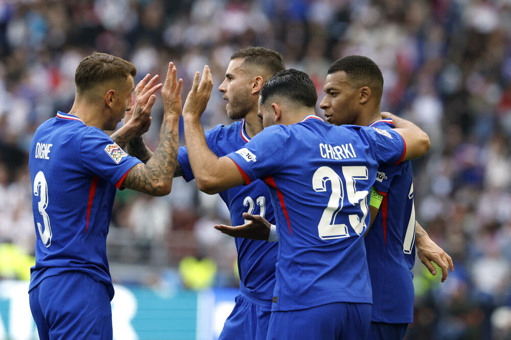 Francuzi proslavljaju gol, Foto: Reuters