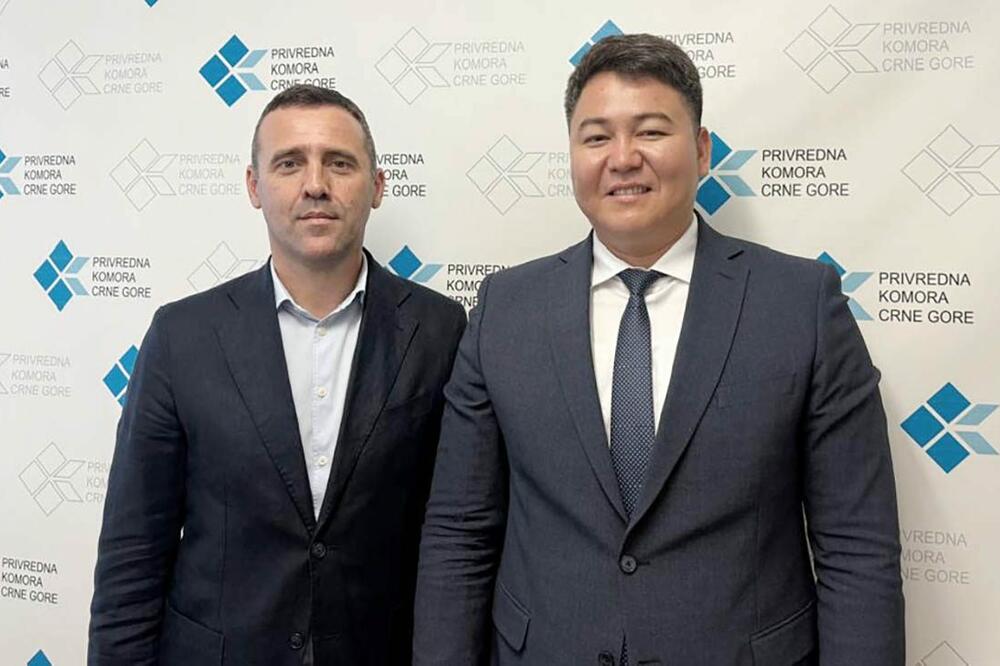 Radovanović i Asanov, Foto: Privredna komora Crne Gore