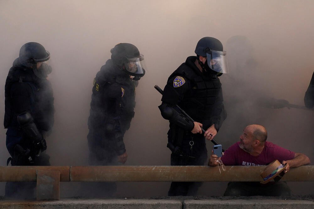Detalj sa protesta, Foto: Reuters