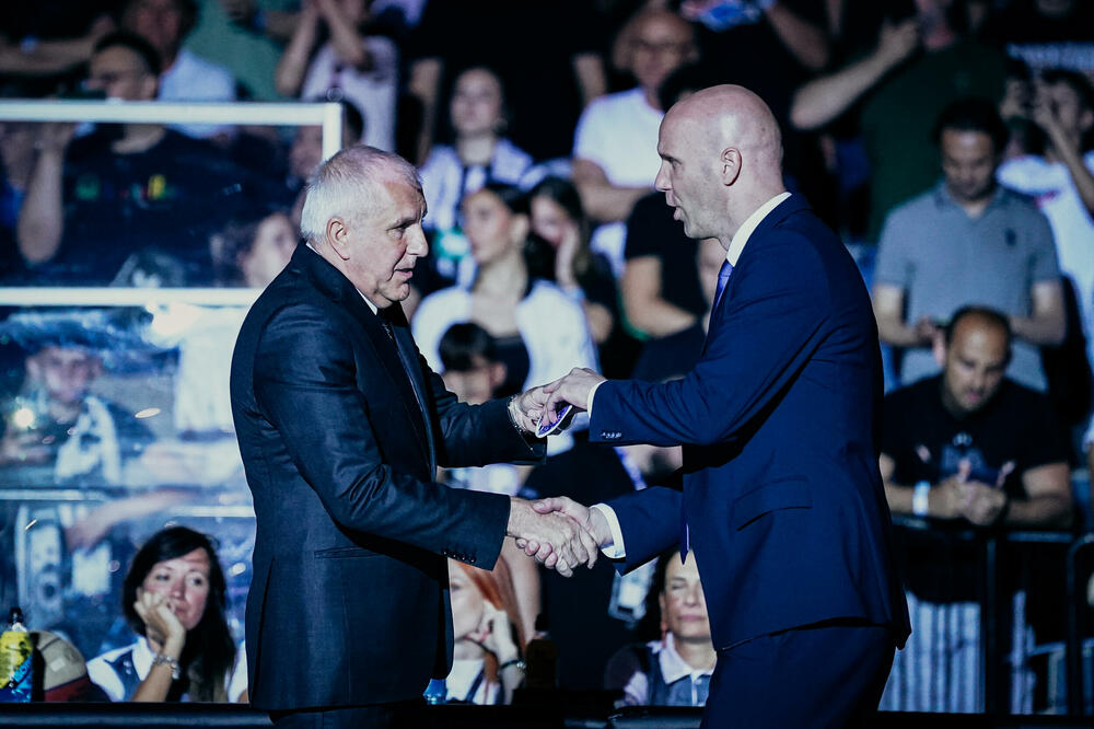 Obradović i Žakelj, Foto: Partizan/Dragana Stjepanović