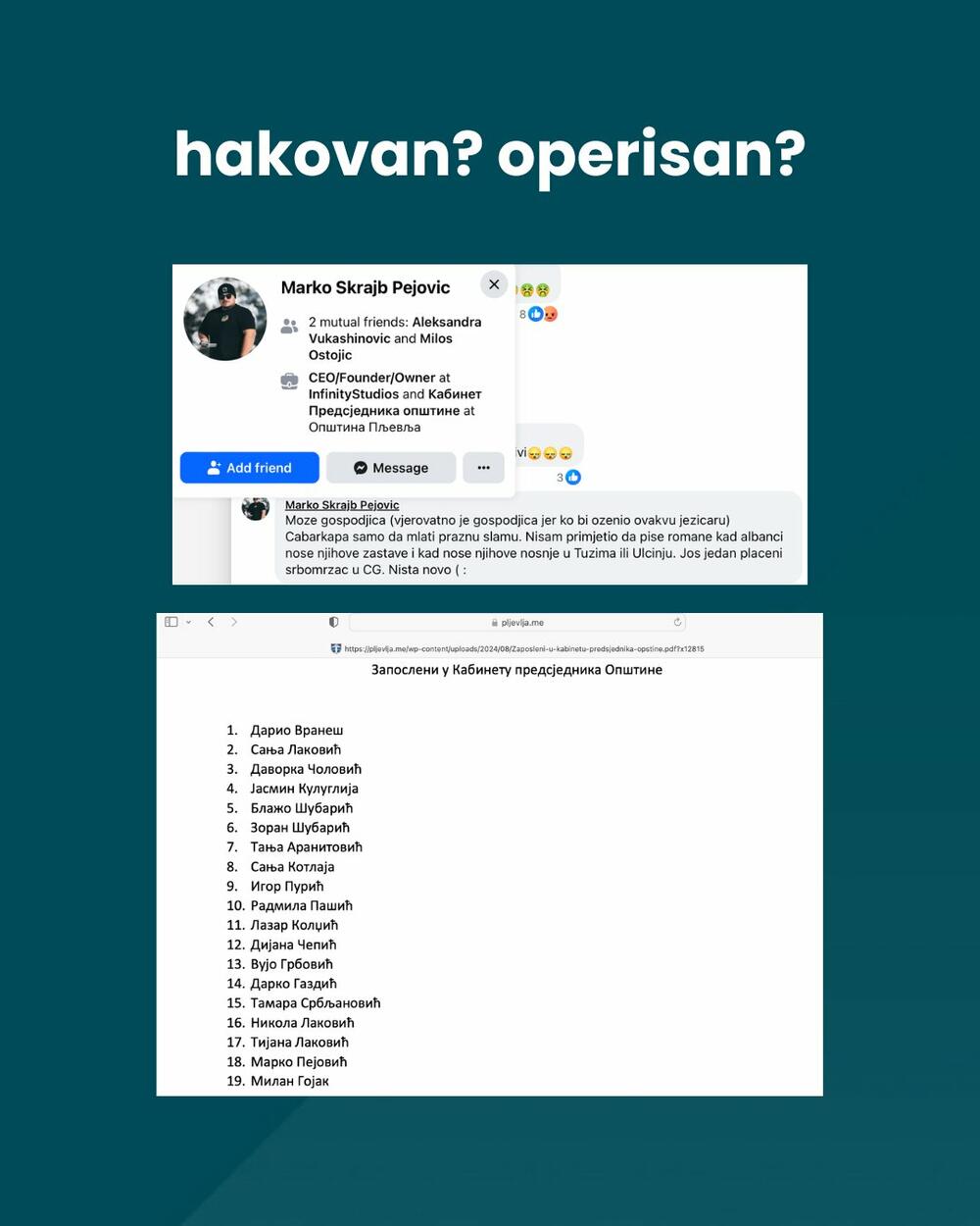 Fotografija koju je objavio CGO