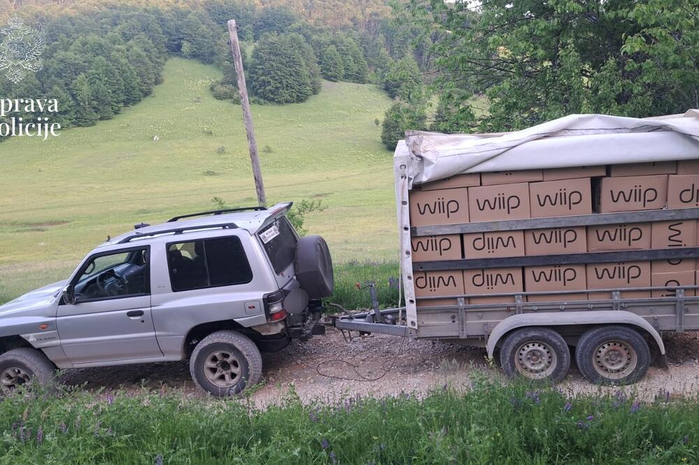 Zaplijenjena roba, Foto: Uprava policije