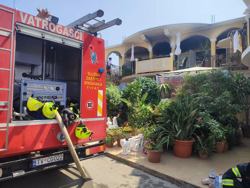 požar Tivat
