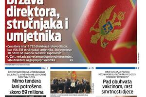 Naslovna strana "Vijesti" za 14. jun 2025.