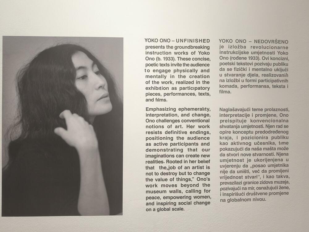 Joko Ono, Yoko Ono, Unfinished