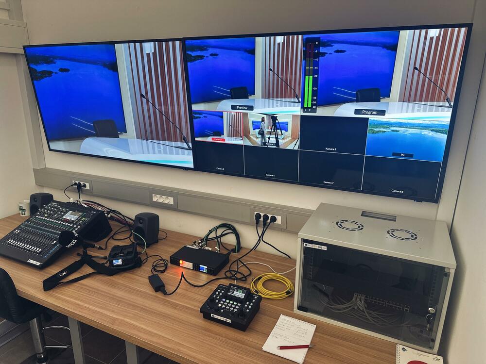 <p>Otvorene prostorije dopisništva Radio televizija Crne Gore (RTCG) u Nikšiću</p>