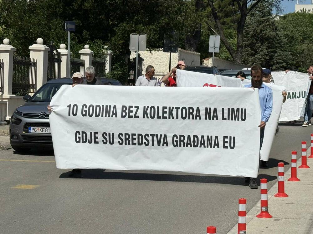 <p>Grupa građana okupila se sa transparentima i porukama poput "STOP devastiranju i uništavanju Bijedića", "STOP uništavanju životne sredine na Sjeveru Crne Gore"</p>