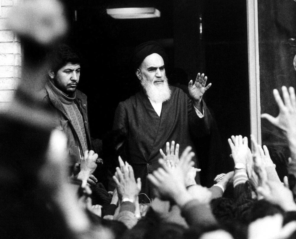 Ajatolah Homeini tokom revolucije u februaru 1979.