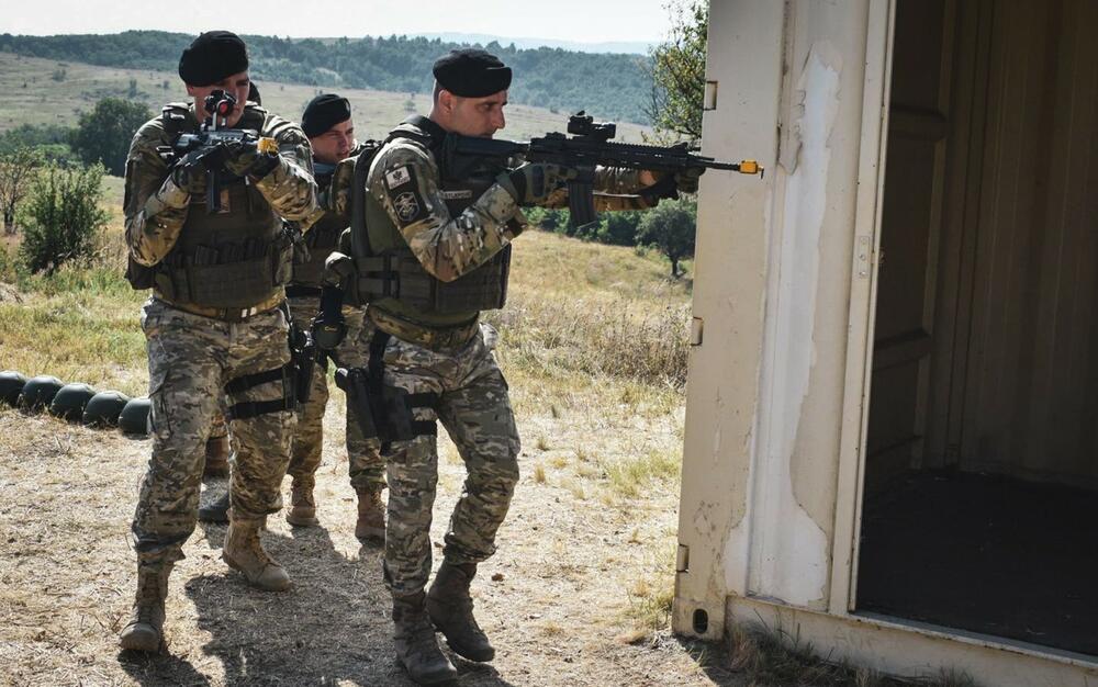 <p>„Vježba je okupila oko 700 pripadnika oružanih snaga iz Crne Gore, Azerbejdžana, Bosne i Hercegovine, Grčke, Italije, Mađarske, Rumunije, Sjeverne Makedonije, SAD-a, Ujedinjenog Kraljevstva i države domaćina“, kaže se u saopštenju</p>