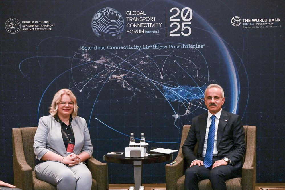 Vukićević i Uraloglu, Foto: Ministarstvo saobraćaja