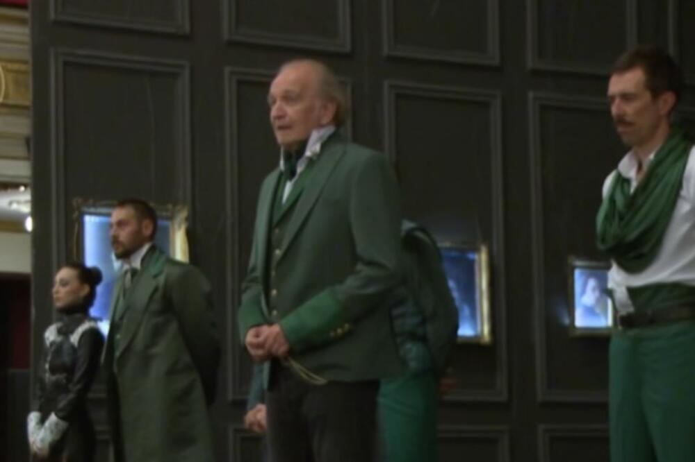 Obraćanje Cvetkovića, Foto: facebook.com/cnpozoriste