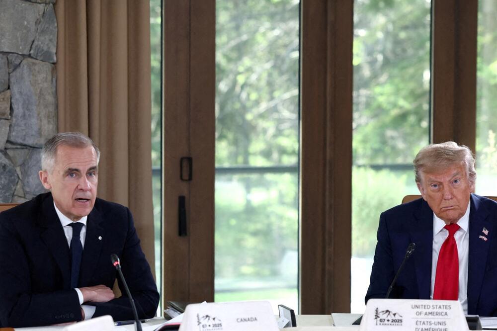 Karni i Tramp u Alberti, Foto: Reuters