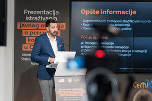 Velika većina građana vjeruje da je korupcija prisutna, a značajan...