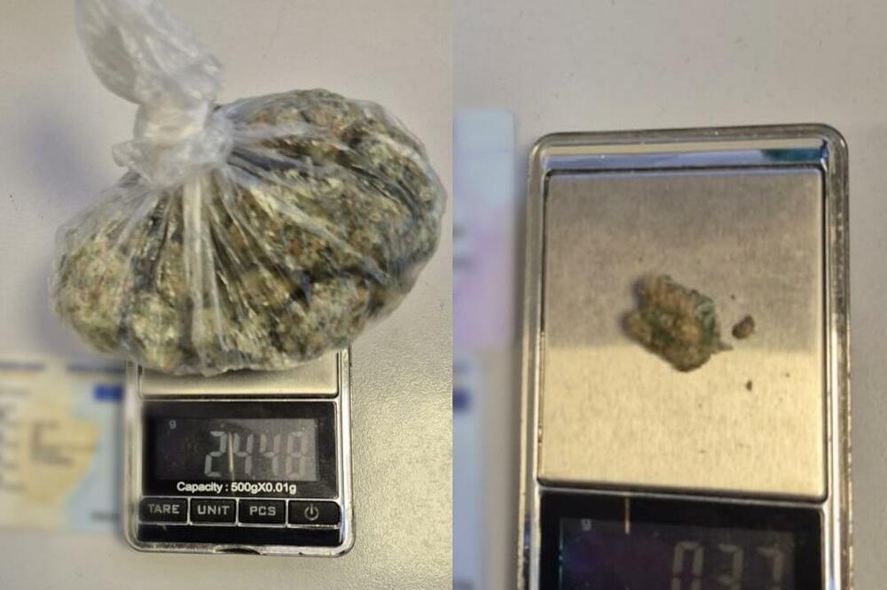 Pronađena materija, Foto: Uprava policije