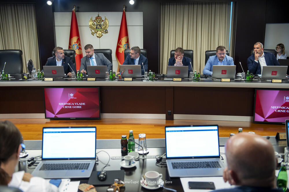 Sa sjednice Vlade, Foto: Bojana Ćupić/Vlada Crne Gore