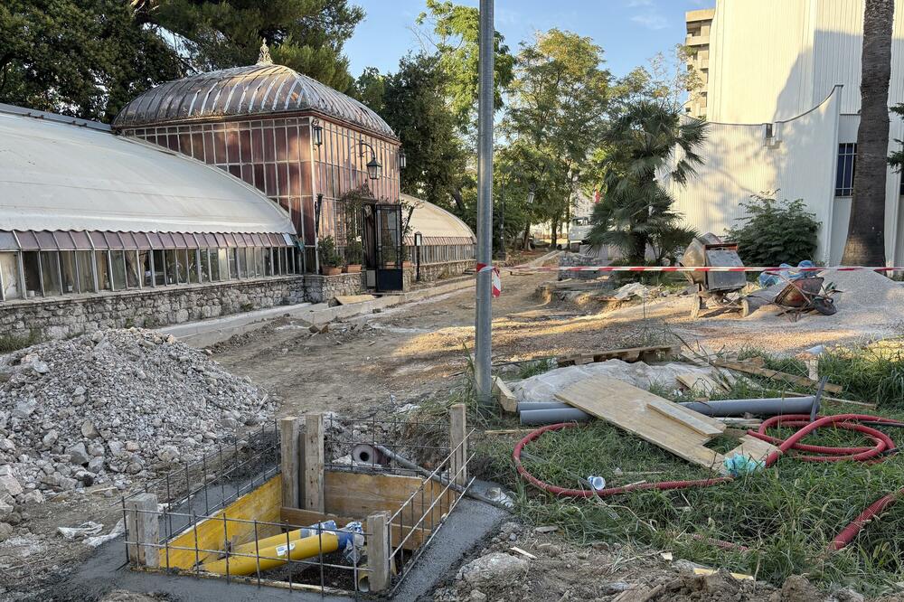 Radovi kod Kulturnog centra, Foto: Marija Pešić