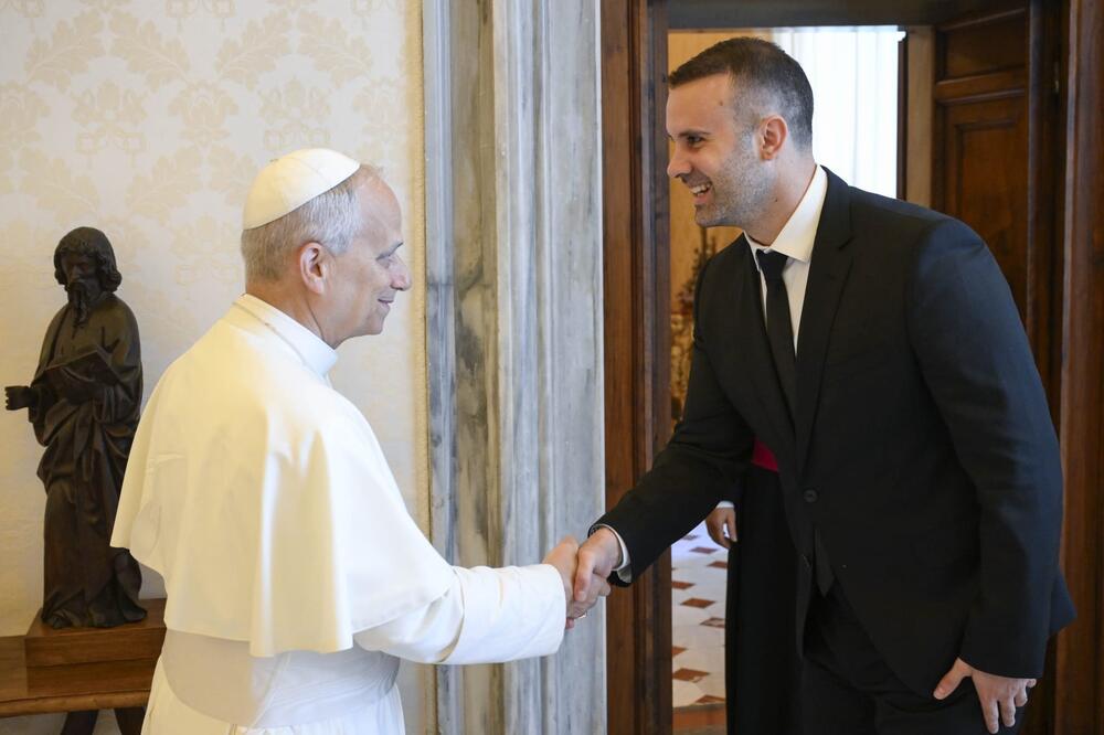 Lav XIV i Spajić, Foto: Vlada Crne Gore