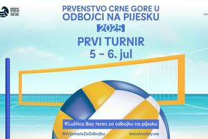 Počinje Prvenstvo Crne Gore u odbojci na pijesku: Prvi turnir ovog...