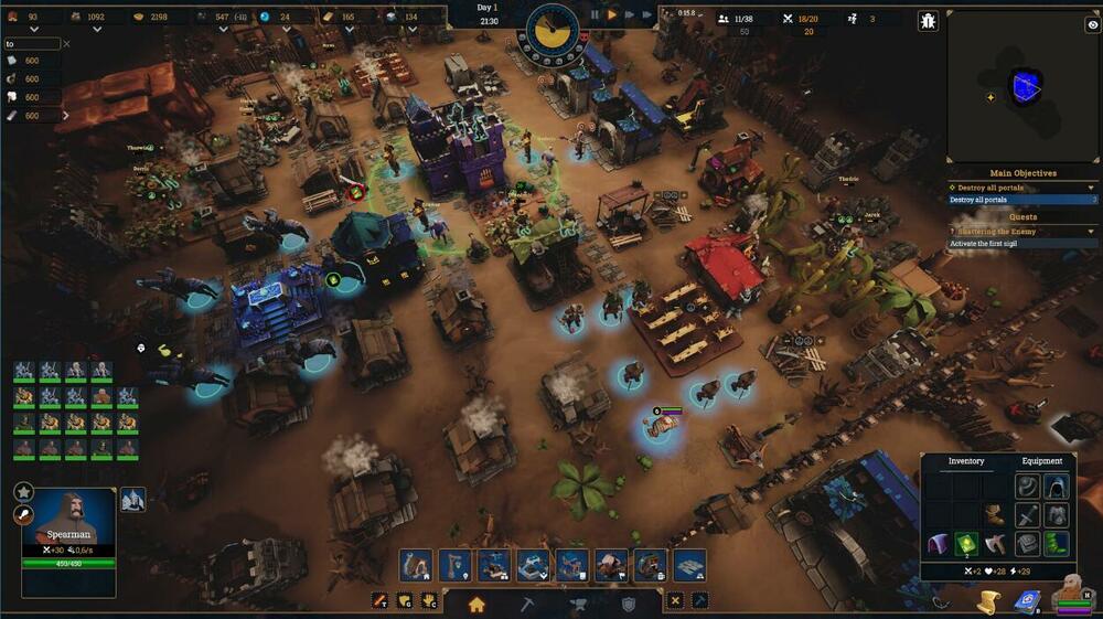 <p>Vizuelno, Darfall jasno pokazuje da je nezavisna produkcija. Njegov jednostavan, oštro modeliran 3D stil, iako pregledan i funkcionalan, ne ostavlja upečatljiv estetski utisak</p>