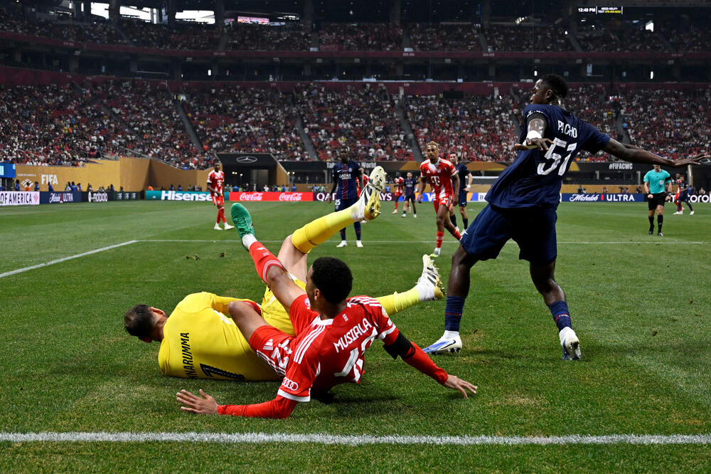 Prizor i zvuk koji je "sledio" sve na stadionu, Foto: REUTERS