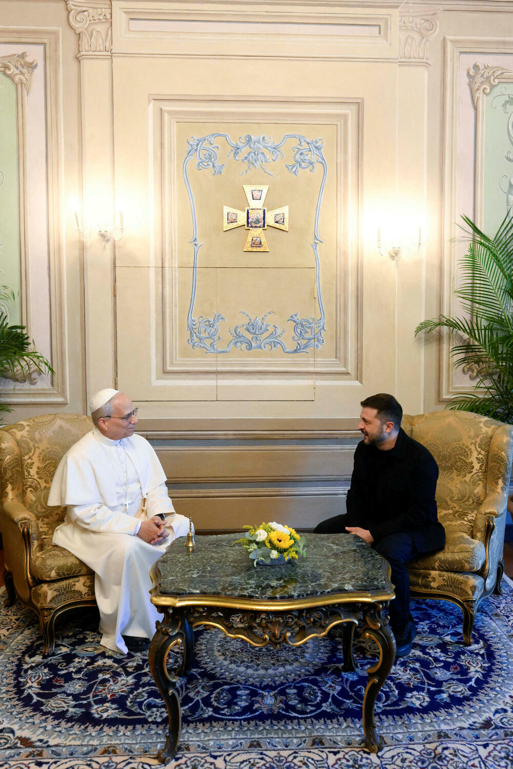 Papa Lav XIV, Volodimir Zelenski