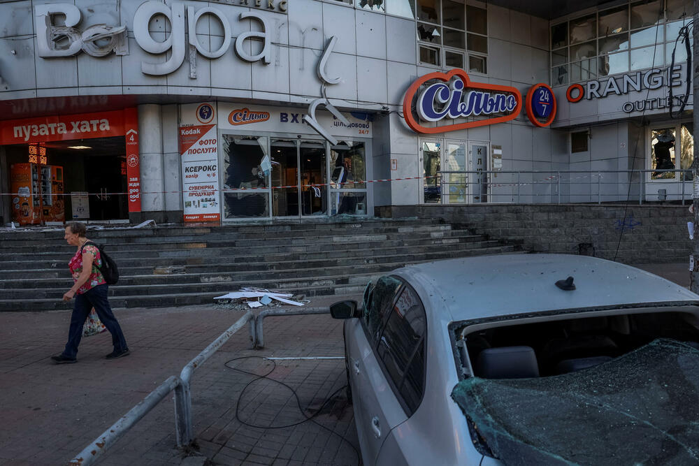 Detalj iz Kijeva nakon ruskog napada