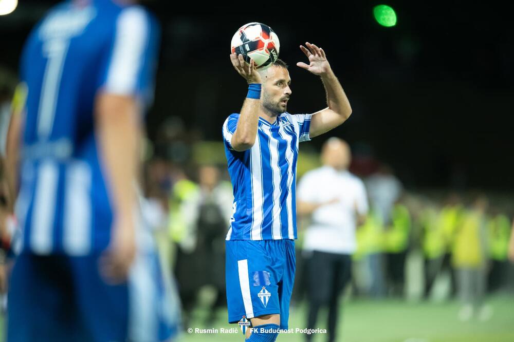 Grivić na utakmici protiv Noe, Foto: FK Budućnost/Rusmin Radič