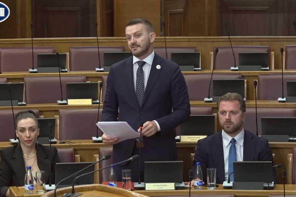 Maraš Dukaj, Foto: Screenshot/Skupština Crne Gore