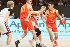 Prvi poraz mladih košarkaša, Crna Gora izgubila od Letonije